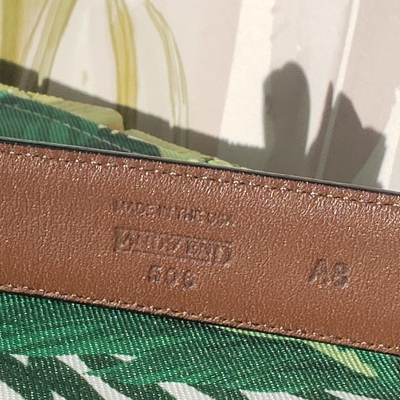 Lands' End Black With Solid Brass Belt size 40 USA - Picture 6 of 7